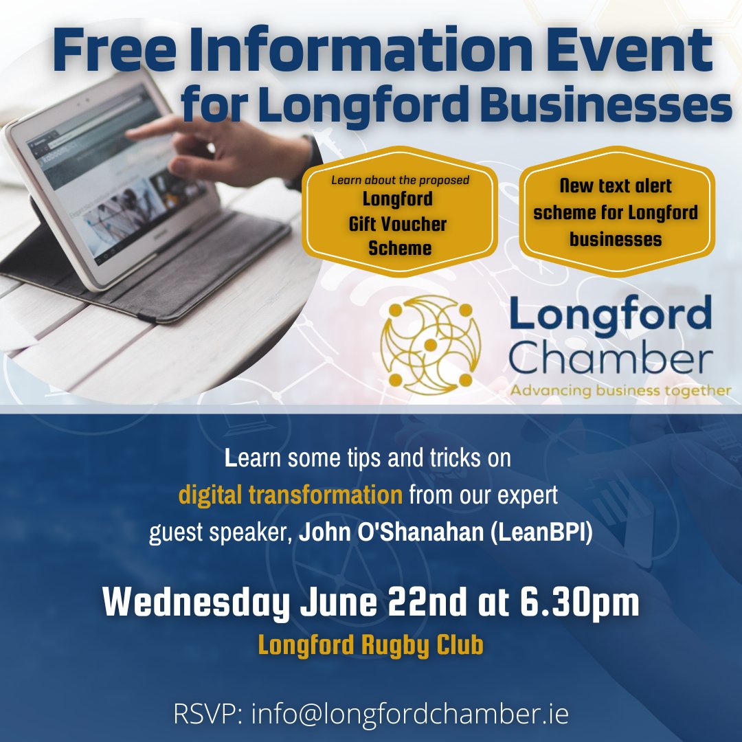 FREE Information Event for Longford Businesses